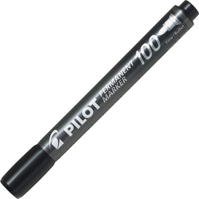 PILOT PERM.MARK.100 BUL.P.BK (PILSCA100-BK)