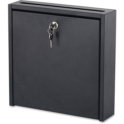 Safco 12 x 12" Wall-Mounted Inter-department Mailbox with Lock (SAF4258BL)