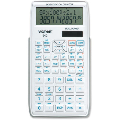 Victor Scientific Calculator with 2 Line Display (VCT940)