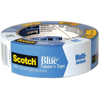 BLUE PAINT TAPE 1.5"X1.80' CRD (MMM2090-36EC)