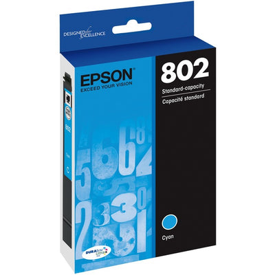 Epson DURABrite Ultra 802 Original Ink Cartridge - Cyan (EPST802220-S)