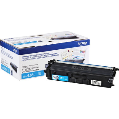 Brother TN436C Original Toner Cartridge - Cyan (BRTTN436C)