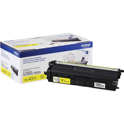 Brother TN431Y Original Toner Cartridge - Yellow (BRTTN431Y)