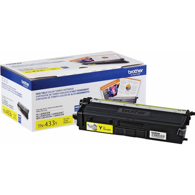 Brother TN433Y Original Toner Cartridge - Yellow (BRTTN433Y)