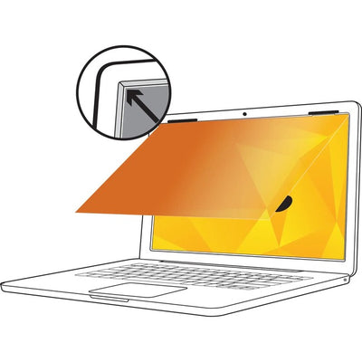 3M Gold Privacy Filter for 14in Laptop with COMPLY Flip Attach, 16:9, GF140W9B Gold, Glossy (SAS823887)