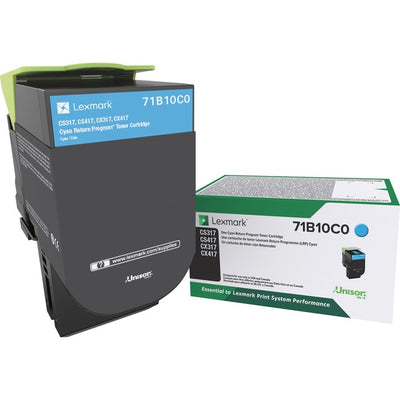 Lexmark Original Toner Cartridge - Cyan (LEX71B10C0)