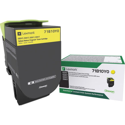 Lexmark Original Toner Cartridge - Yellow (LEX71B10Y0)
