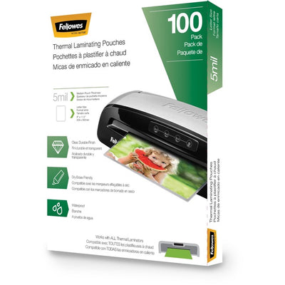 Fellowes Letter-Size Thermal Laminating Pouches (FEL5743501)