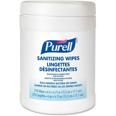 GOJO PURELL 270 WIPES 9113-06 (GOJ911306CAN)