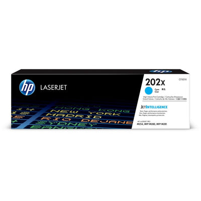 HP 202X - CF501X Toner Cartridge - Cyan (HEWCF501X)