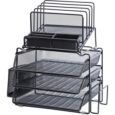 Lorell Divided 4-tier Desktop Organizer (LLR95251)