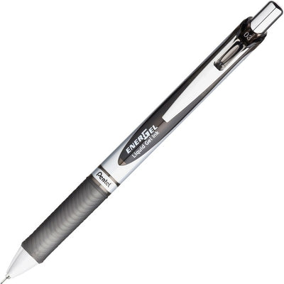 EnerGel Retractable Liquid Gel Pen, (0.3mm) Needle Tip, Black Ink (PENBLN73-A)
