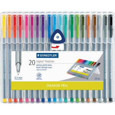Staedtler Triplus Fineliner Marker Pen (STD334SB20A6)