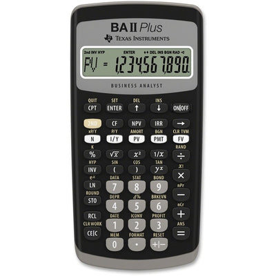 Texas Instruments BA-II Plus Advance Financial Calculator (TEXBA-IIPLUS)