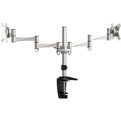 MONITOR ARM, DOUBLE *SILVER (HZNAES-20)