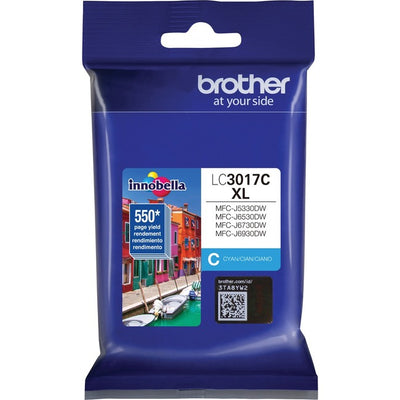 Brother Innobella LC3017C Original Ink Cartridge - Cyan (BRTLC3017CS)