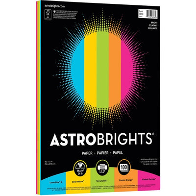 Astrobrights Color Copy Paper - 5 Assorted Colours (NEEAB98768)
