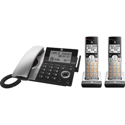 AT&T CL84207 DECT 6.0 Corded/Cordless Phone - Silver, Black (ATTCL84207)