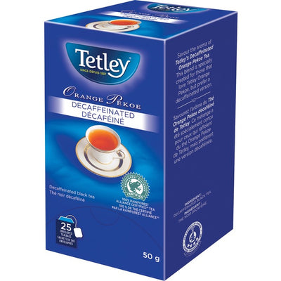Tetley Decaffeinated Orange Pekoe (ECZTORAPDEC25)