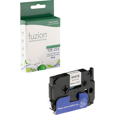 TAPE PT TZE221 9MMX8M,BK/WHITE (GSUGSTZE221)
