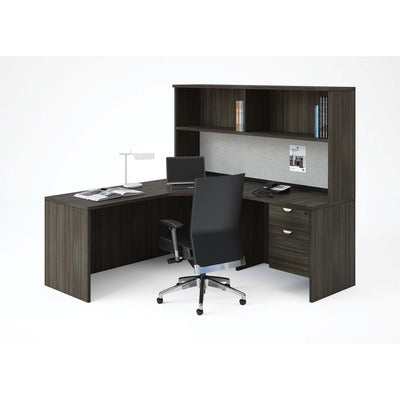 Heartwood Innovations Grey Dusk Laminate Desking Lateral File Top (HTWINV2436024)