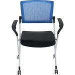MESA TRAINING CHAIR W/BLU BACK (HTWMESBU)