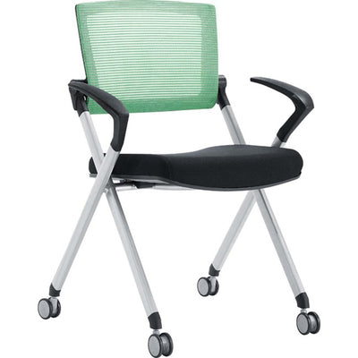 MESA TRAINING CHAIR W/GRN BACK (HTWMESGR)