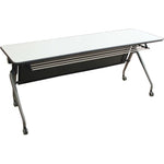 TRAINING TABLE W/BASE 72"W*WHT (HTWTU98B72WH)