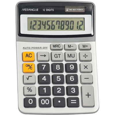 Merangue 12-Digit Desktop Calculator (MGE1080959100)