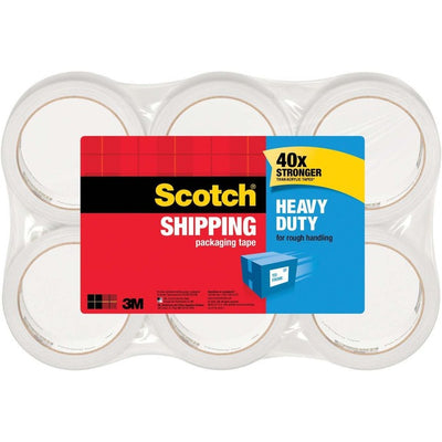 Scotch Heavy Duty Shipping Packaging Tape (MMM3850-6-ESF)