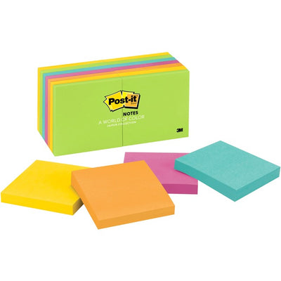 POST-IT NOTE 3"x3"*JAIPUR 14pk (MMM654-14AU-C)