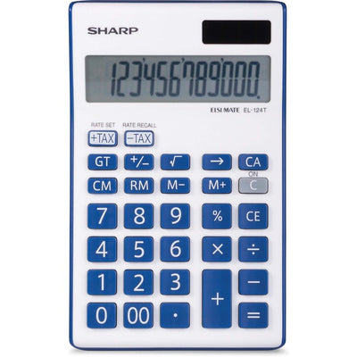 CALC HANDHELD MATH 12DIG*BLUE (SHREL124TBBL)