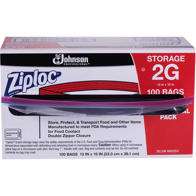 Ziploc&reg; Double Zipper Gallon Storage Bags (SJN70760)