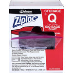 ZIPLOC STORAGE QUART, 500/CT (SJN70763)