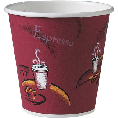 Solo Bistro Design Disposable Paper Cups (SCC410SI0041)