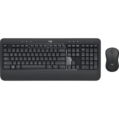 Logitech MK540 Advanced Wireless Keyboard and Mouse Combo for Windows, 2.4 GHz Unifying USB-Receiver, Multimedia Hotkeys, 3-Year Battery Life, for PC, Laptop (LOG920-008671)
