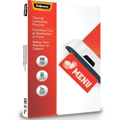 Fellowes Menu Size Thermal Laminating Pouches (FEL5746001)
