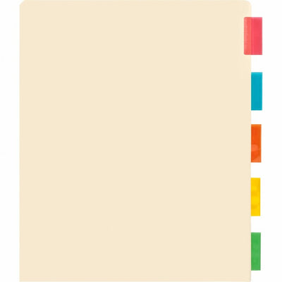 Business Source Color Tab Pocket Binder Dividers (BSN02073)
