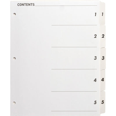 Business Source Table of Content Quick Index Dividers (BSN05852)