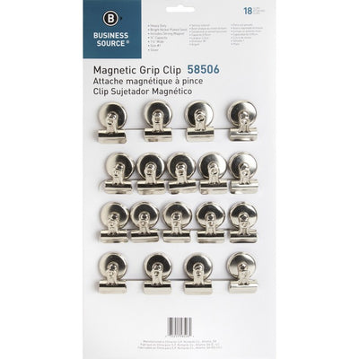 Business Source Magnetic Grip Clips Pack (BSN58506)