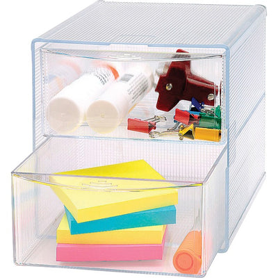 Business Source 2-drawer Storage Organizer (BSN82978)