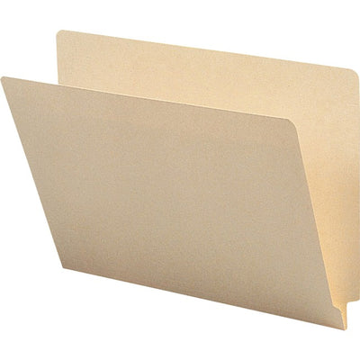 Business Source Straight Tab Cut Letter Recycled End Tab File Folder (BSN17237)
