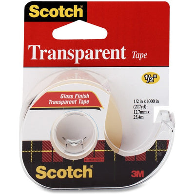 Scotch Gloss Finish Transparent Tape (MMM144ESF)