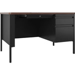Lorell Fortress Series 48" Right-Pedestal Teachers Desk (LLR66939)