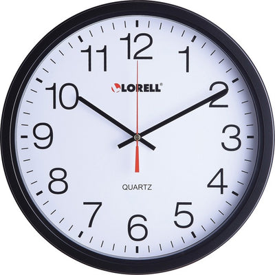 Lorell 12-1/2" Slimline Wall Clock (LLR61008)