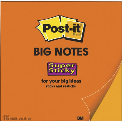 POST-IT BIG NOTES 11X11 ORANGE (MMMBN11O)