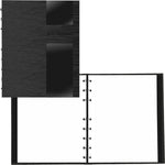 NOTEBK TW/HC LUX BLK 9.25x7.25 (BLIA6015-81)