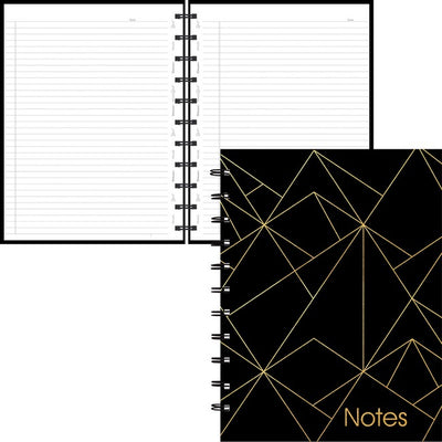Blueline MiracleBind Gold Collection Notebook Black (BLIAF3100-02)