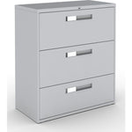 Global 9300 Series Centre Pull Lateral File - 3-Drawer (GLB93363F1HGR)