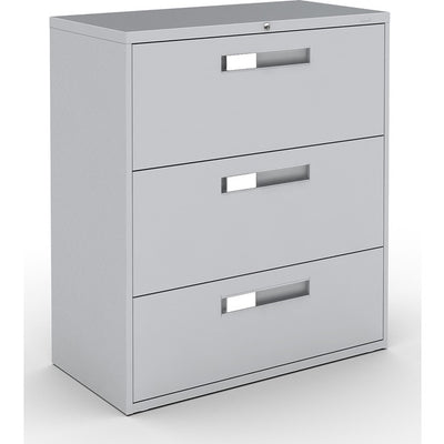 Global 9300 Series Centre Pull Lateral File - 3-Drawer (GLB93363F1HGR)